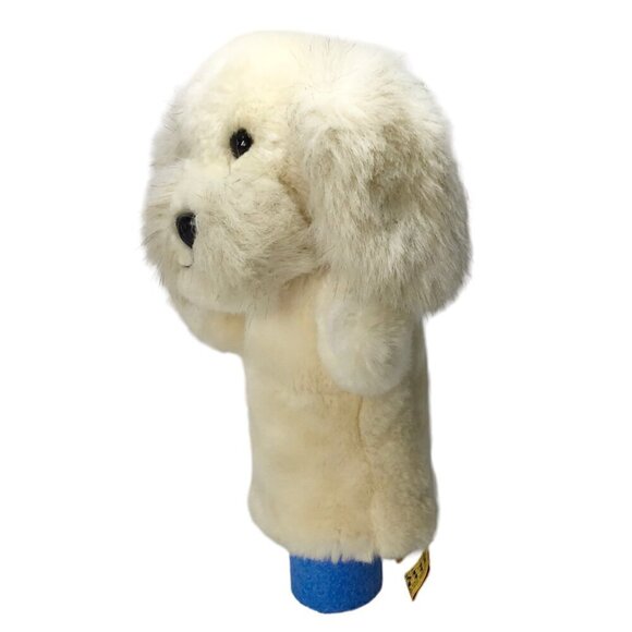 Vtg 24K Polar Puff Special Effects Hand Puppet 1985 Dog Puppy Gold Label 4694 - Picture 5 of 12